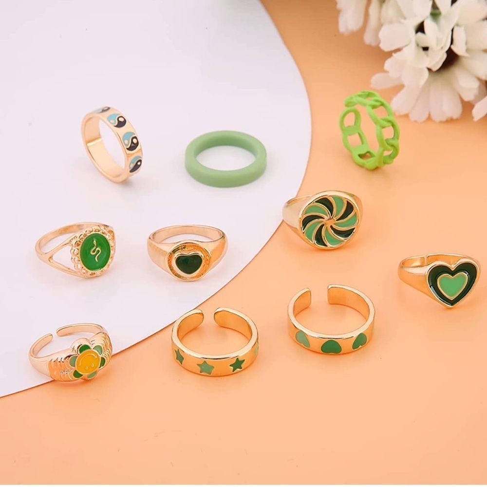 NWT Wool + Pepper Co. Rings Set (10) - Picture 2 of 5